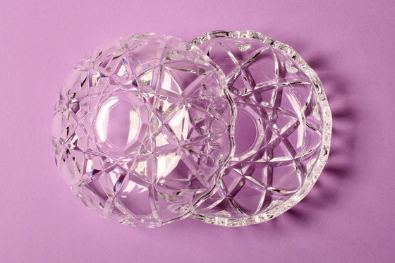 Image 1 of Porta caramelle in cristallo al piombo di metà secolo: bomboniera Courtenay Royal Rock