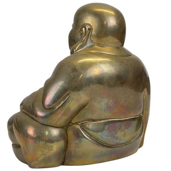 Budai de bronce antiguo — Finales de la dinastía Qing (circa 1880–1912) – Esculturas, Bronze, Brass (photo 6 of 11)