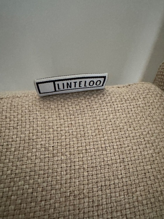 Image 1 of Linteloo; 4 persoons bank, love seat & hocker