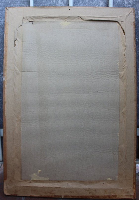 Image 1 of Modernistic Painting After Jean-Michel Basquiat, Circa 1980