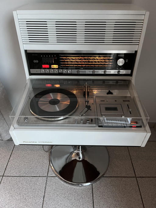 Philips Rosita Commander – 1975 | A True Space Icon – decoratieve objecten, Wood, Metal