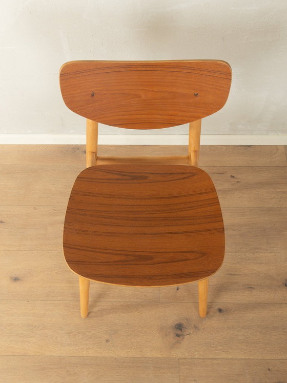 Chaises en contreplaqué des années 1950 – Wellner, Chaises de salle à manger, Wood (photo 10 of 10)