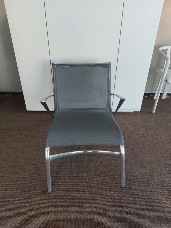 Image 1 of Outdoor Lounge Chair with Footstool – Armrest + Footframe from Alias