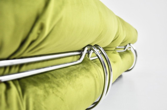 Soriana Sofa by Afra & Tobia Scarpa for Cassina, 1970s – Metal, Velvet (photo 9 of 11)