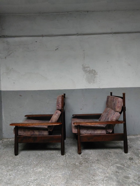 2 poltrone vintage in legno – Textile (photo 21 of 24)