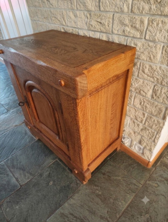 3 Brutalist Cabinets Made of Solid Oak – Wood (photo 3 of 8)
