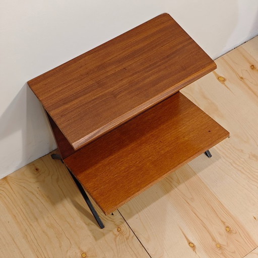 Vintage bijzettafel lectuurtafel