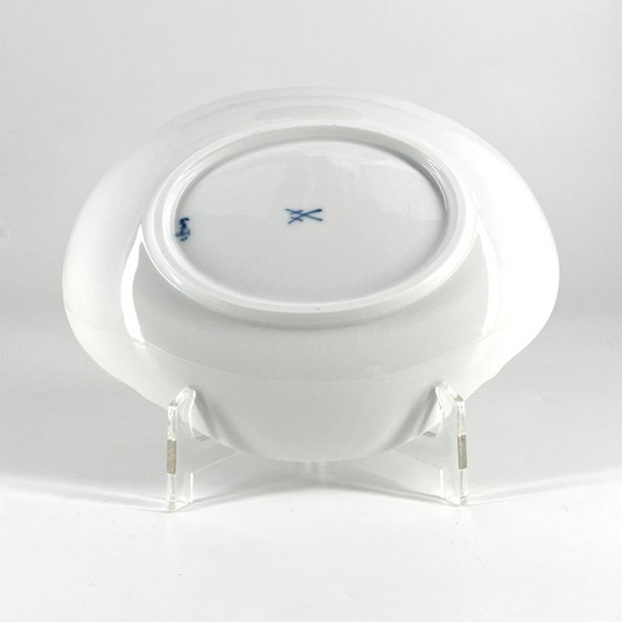 Image 1 of Elegante Meissen Porzellan Schale – Design Ludwig Zepner – Weißware in OVP