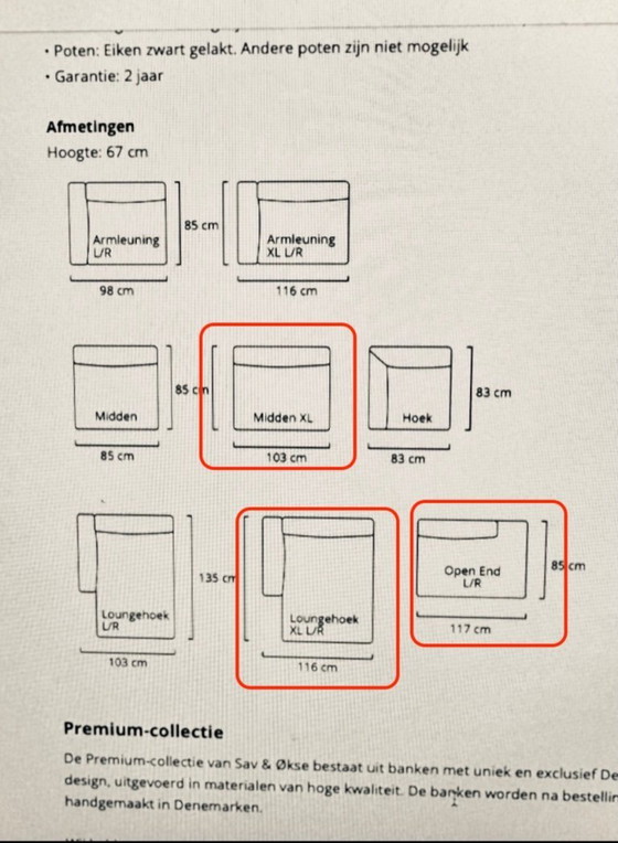 Image 1 of Sofá esquinero de diseño escandinavo, Sav & Økse, Lova XL