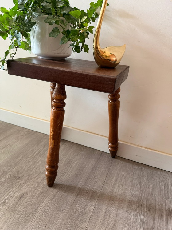Super cute vintage plant stand – Plant table, Wood (photo 7 of 8)