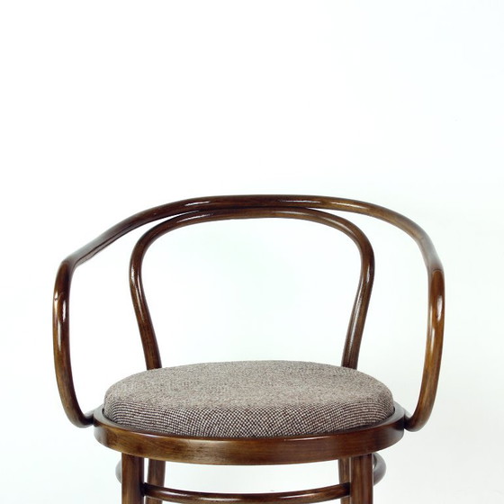 Poltrona August Thonet No. 30 In Legno Curvato Per TON, Cecoslovacchia, Metà XX Secolo – Poltrone, Textile (photo 12 of 13)