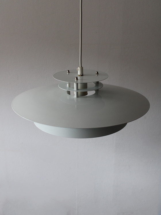 Image 1 of Vintage Deense hanglamp met schalen door Bilka