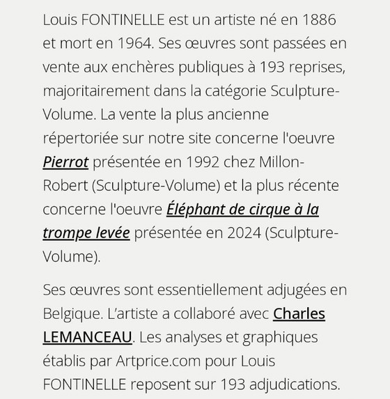 Image 1 of Art-Deco-Keramikskulptur mit Craquelé-Glasur von Fontinelle, 1930