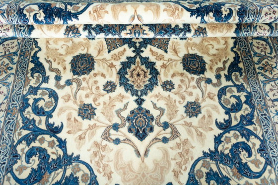 Image 1 of Handgeknüpfter Nain 9La Perserteppich mit Seidenanteil – 292 x 170 cm