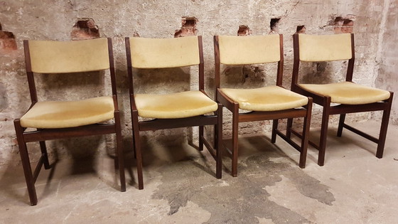 Image 1 of 4 x Vintage Danish Rosewood dining chair 1950s-60s