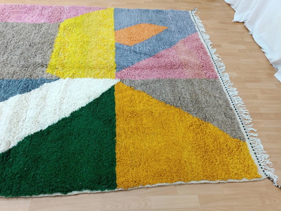 Alfombra bereber de lana hecha a mano 3 x 2 m – Wool (photo 6 of 11)
