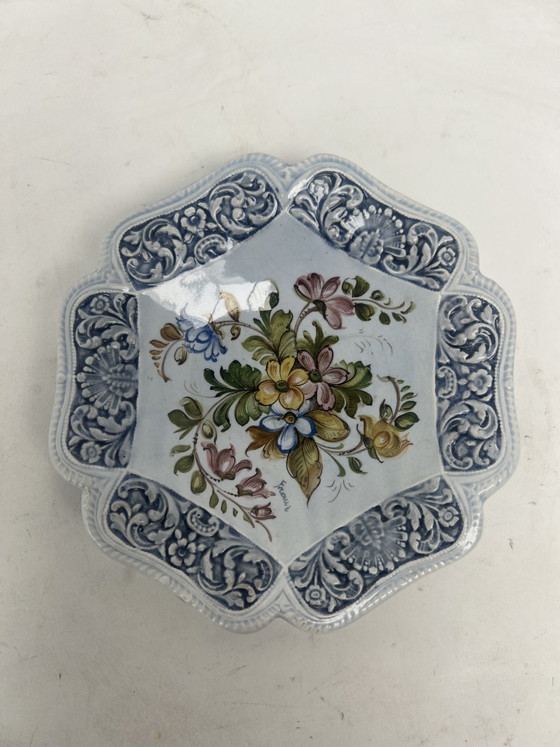 Italian Ceramic Wall Plate Set Franco Rufinelli Assisi – Wall decoration (photo 2 of 8)