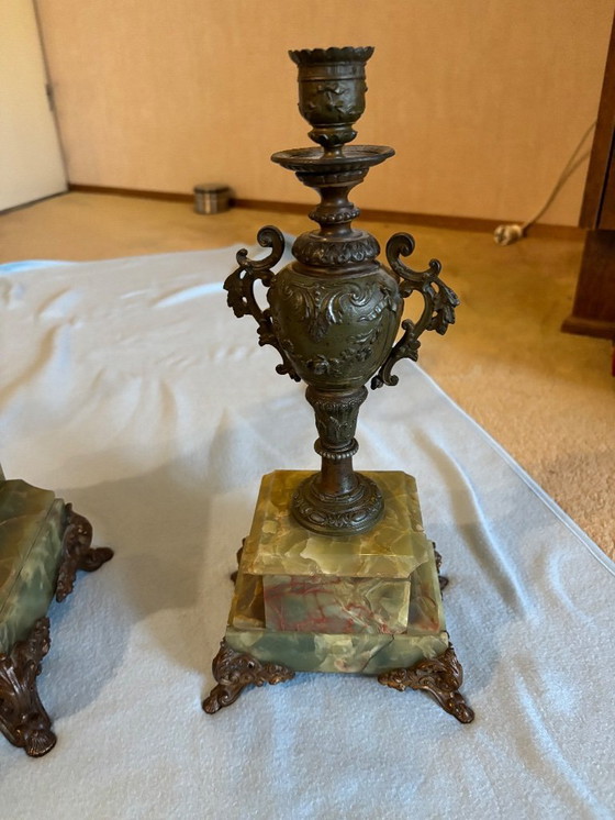 Image 1 of Reloj de sobremesa francés 1870 - 1910