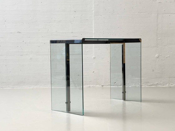 Image 1 of Scrivania/consolle in vetro di Gallotti & Radice, Italia, anni '70.