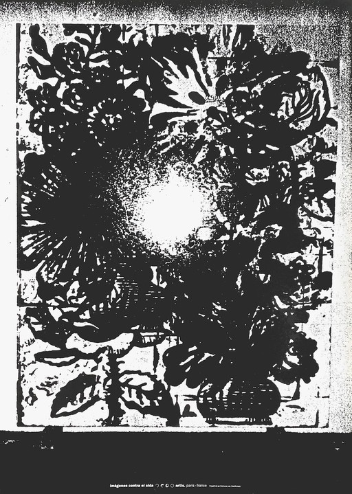 Christopher WOOL Imagenes contra el sida originele poster 1993