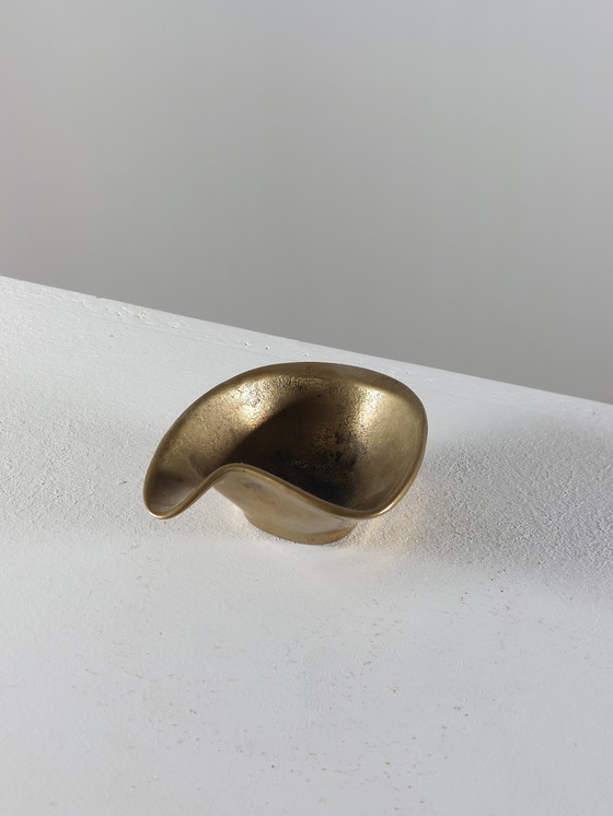 Image 1 of Vintage Mid Century Brass Ashtray