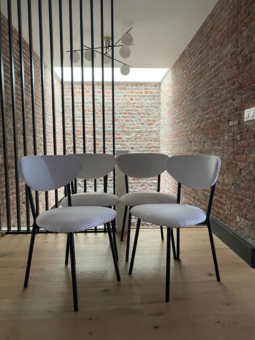 Dining Chairs White Teddy