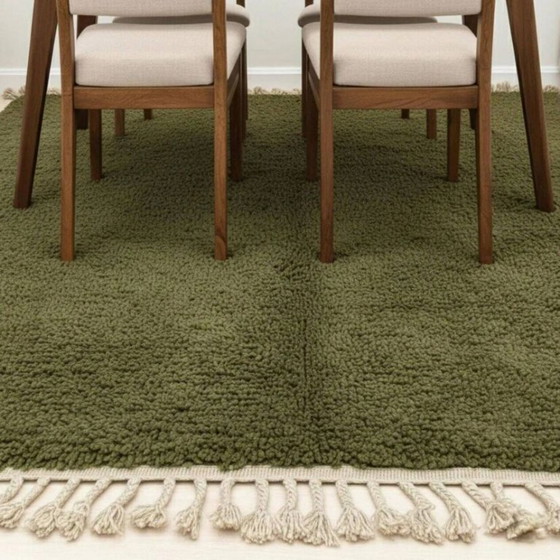 Ensemble de tapis marocains faits main – Salon et couloir : 2 tapis de 1 m/2 m + 1 tapis de 2 m/3 m – Cotton (photo 6 of 6)