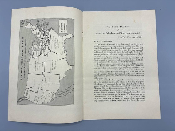 Relazione annuale AT&T 1933, American Telephone and Telegraph Company – Stampe artistiche, Paper (photo 4 of 5)