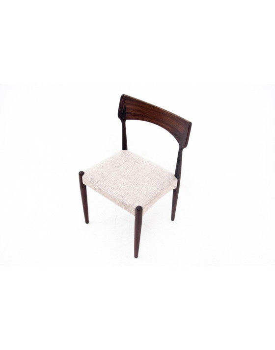 Image 1 of Vier Stühle aus Palisanderholz, entworfen von Bernhard Pedersen & Son, Dänemark, 1960er Jahre.