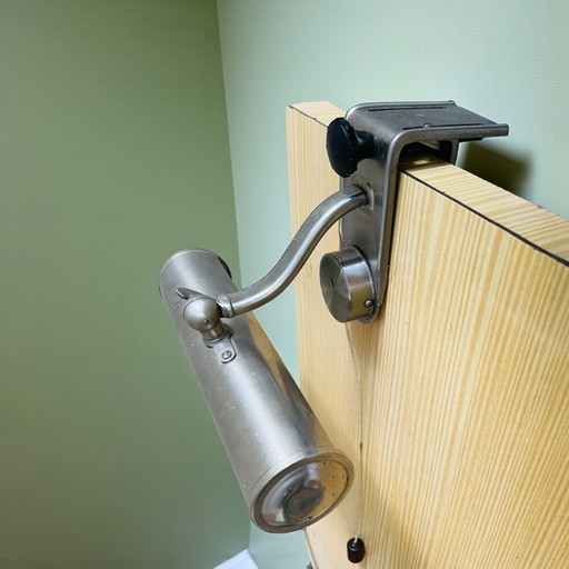 Industrial style aluminium shelf or picture llight with clamp