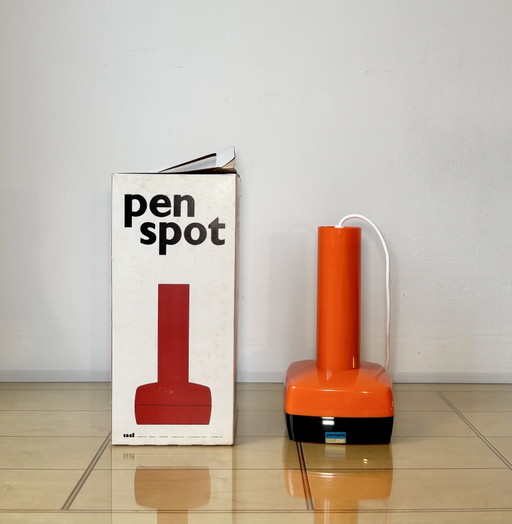 Suspension Pop Art, Danemark, années 1970, lampe vintage, Space Age, boîte d'origine, design Bent Karlby pour A. Schrøder Ke