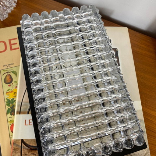 Rechteckige Wandleuchte aus geformtem Glas, Wila Leuchten, 1960 – wandlampen (photo 2 of 9)