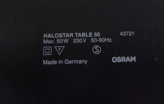 Image 1 of Osram Halostar Tisch 50 Schreibtischlampe 1980