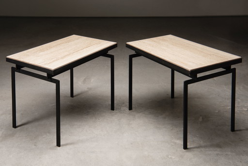 Rare paire de tables d'appoint - Moderniste