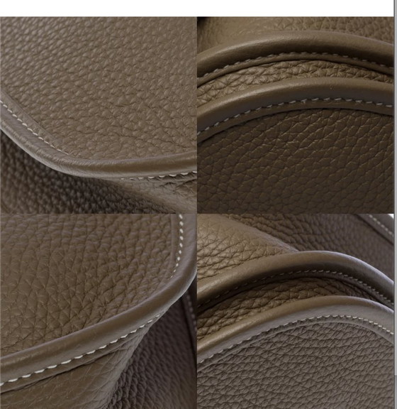 Image 1 of Borsa HERMES Evelyne in cuoio Étoupe - 103514