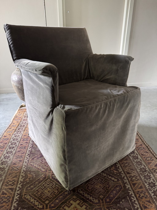 8 pieces of very comfortable Linteloo Design armchairs Durable