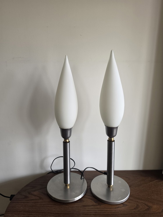 Image 1 of 2 skyscraper lamps chrome