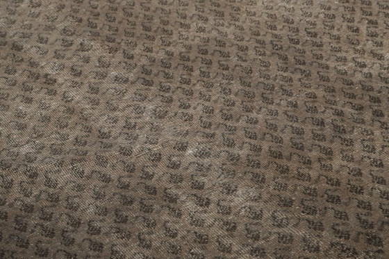 Image 1 of Hand-knotted vintage art rug 353x252