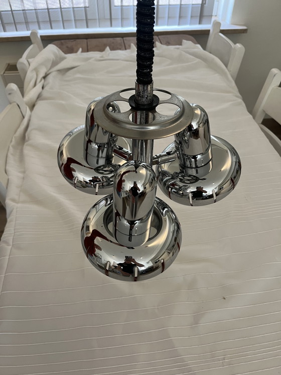Image 1 of Vintage Space Age pendant lamp from the 1970s.