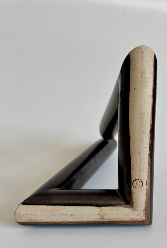 Postmoderne Studiokeramiek Sculptuur / Dubbele Vaas van Ernst Häusermann (Zwitserland) – Glaskunst, Ceramic (photo 6 of 7)
