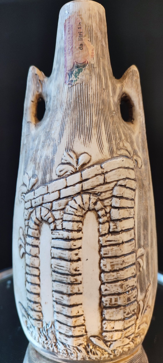 Image 1 of Vase signed Eva-Sud Mod. Dep vintage Italian ceramics