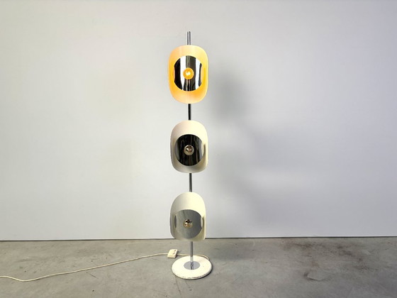 Mid Century Floor Lamp by Brevetatto Italy, 1960s – Floor lights, Metal, Stone (photo 4 of 11)