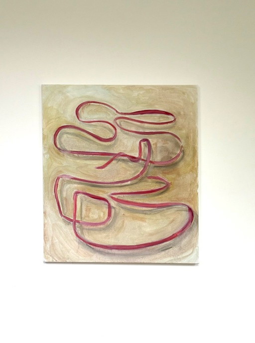 Two Ribbons – schilderijen tekeningen, Canvas (photo 2 of 5)