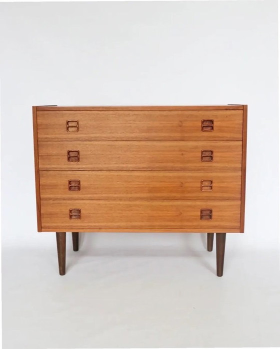 Image 1 of Cassettiera vintage in teak, design danese, mobile retrò anni '50