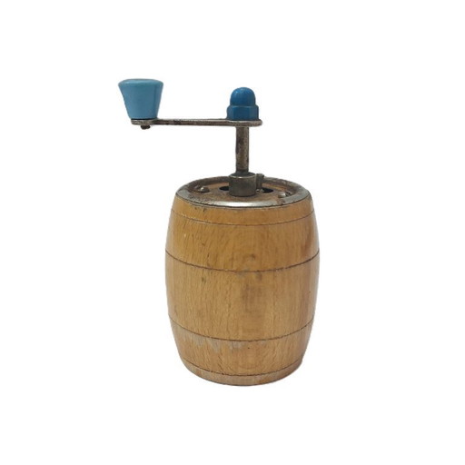 Macinapepe in legno d'epoca