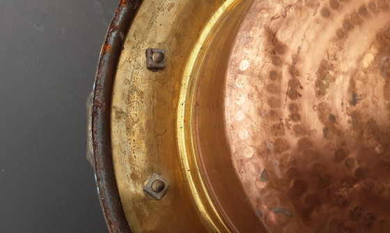 Image 1 of Antieken , koperen wasteil , 1920 , goede staat