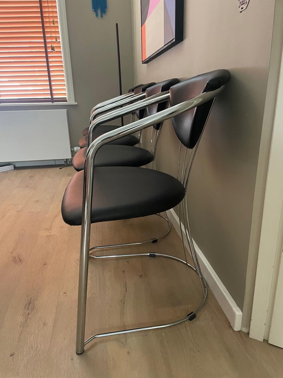 Image 1 of 4x dining chair Bauhaus style by Effezeta