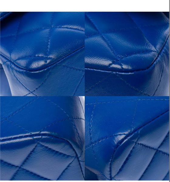 Image 1 of Borsa CHANEL Timeless/Classique in Cuir Bleu - 103333