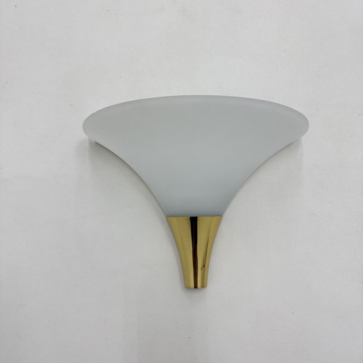 Lampe murale Glashütte Limburg, design Mid Century, années 1970