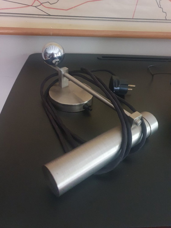 Gispen Pianolampje table lamp, designed by J.J.P. Oud, metal, Silver, Bauhaus (photo 5 of 5)